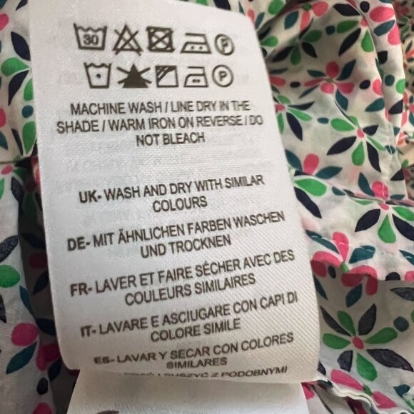 Boden Women’s Roberta Kaftan in Ivory Plumeria Dress Tunic Beach Cover Up 10R - Picture 11 of 13